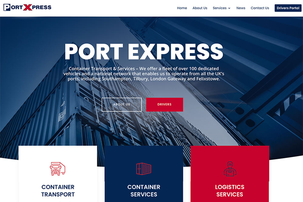 Port Express Website Has A New Facelift